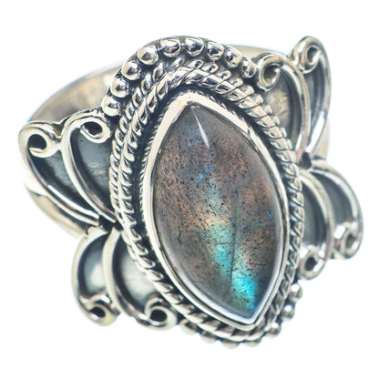 Labradorite Rings handcrafted by Ana Silver Co - RING72032