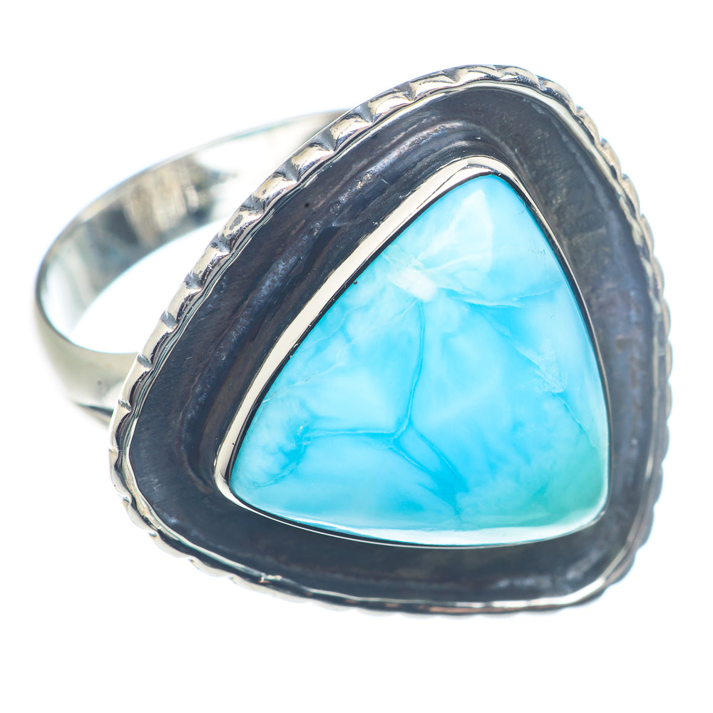 Larimar Rings handcrafted by Ana Silver Co - RING72033