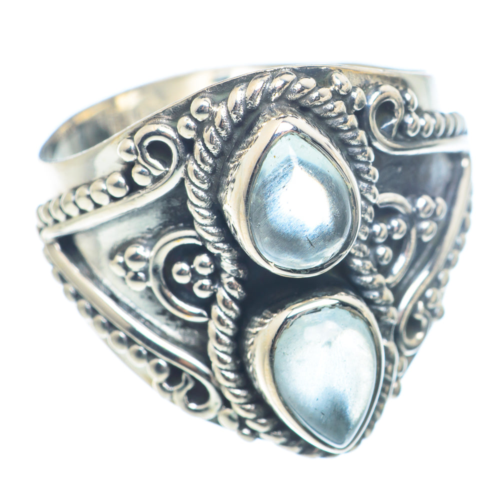 Aquamarine Rings handcrafted by Ana Silver Co - RING72036