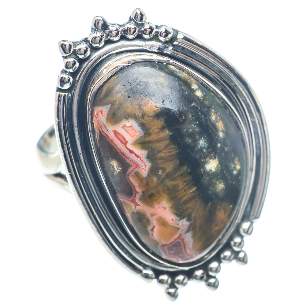 Ocean Jasper Rings handcrafted by Ana Silver Co - RING72039