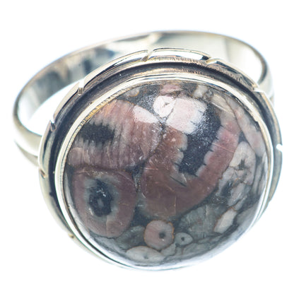 Crinoid Fossil Rings handcrafted by Ana Silver Co - RING72046