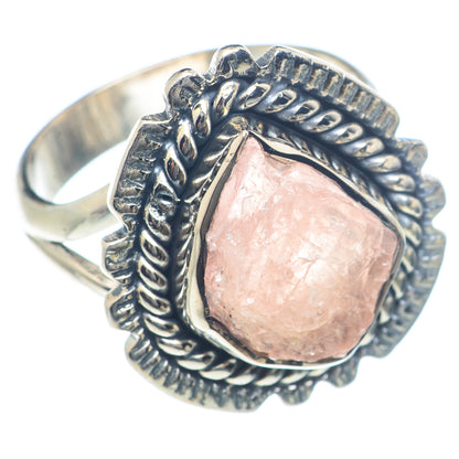 Rose Quartz Rings handcrafted by Ana Silver Co - RING72050
