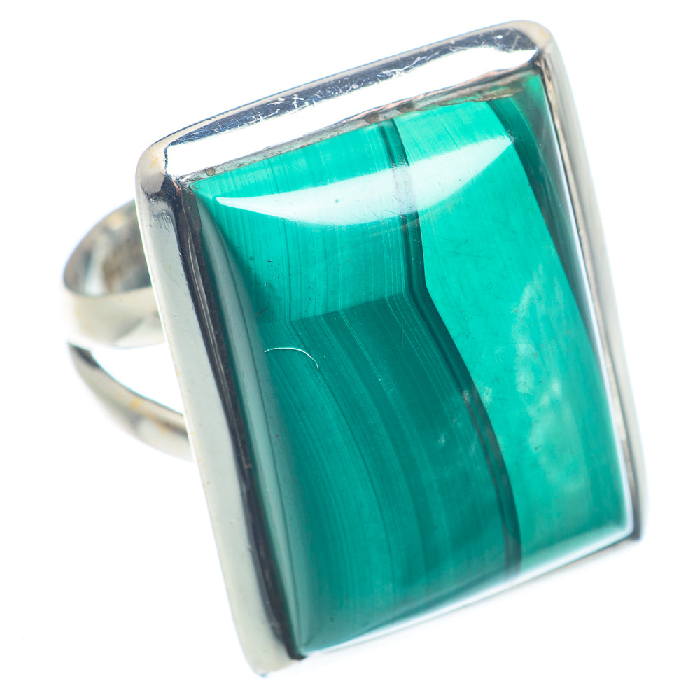 Malachite Rings handcrafted by Ana Silver Co - RING72090