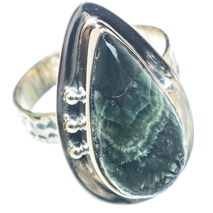 Seraphinite Rings handcrafted by Ana Silver Co - RING72091