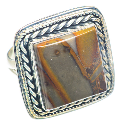 Bamboo Jasper Rings handcrafted by Ana Silver Co - RING72100