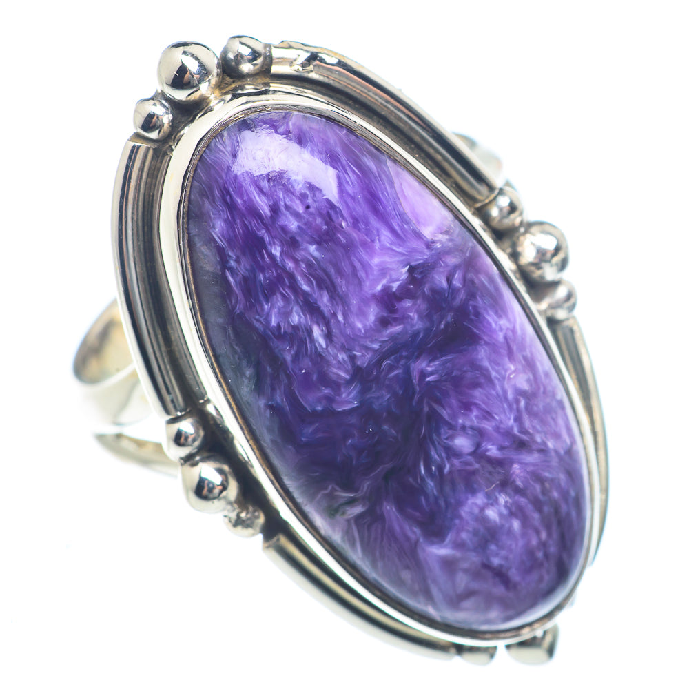 Charoite Rings handcrafted by Ana Silver Co - RING72112