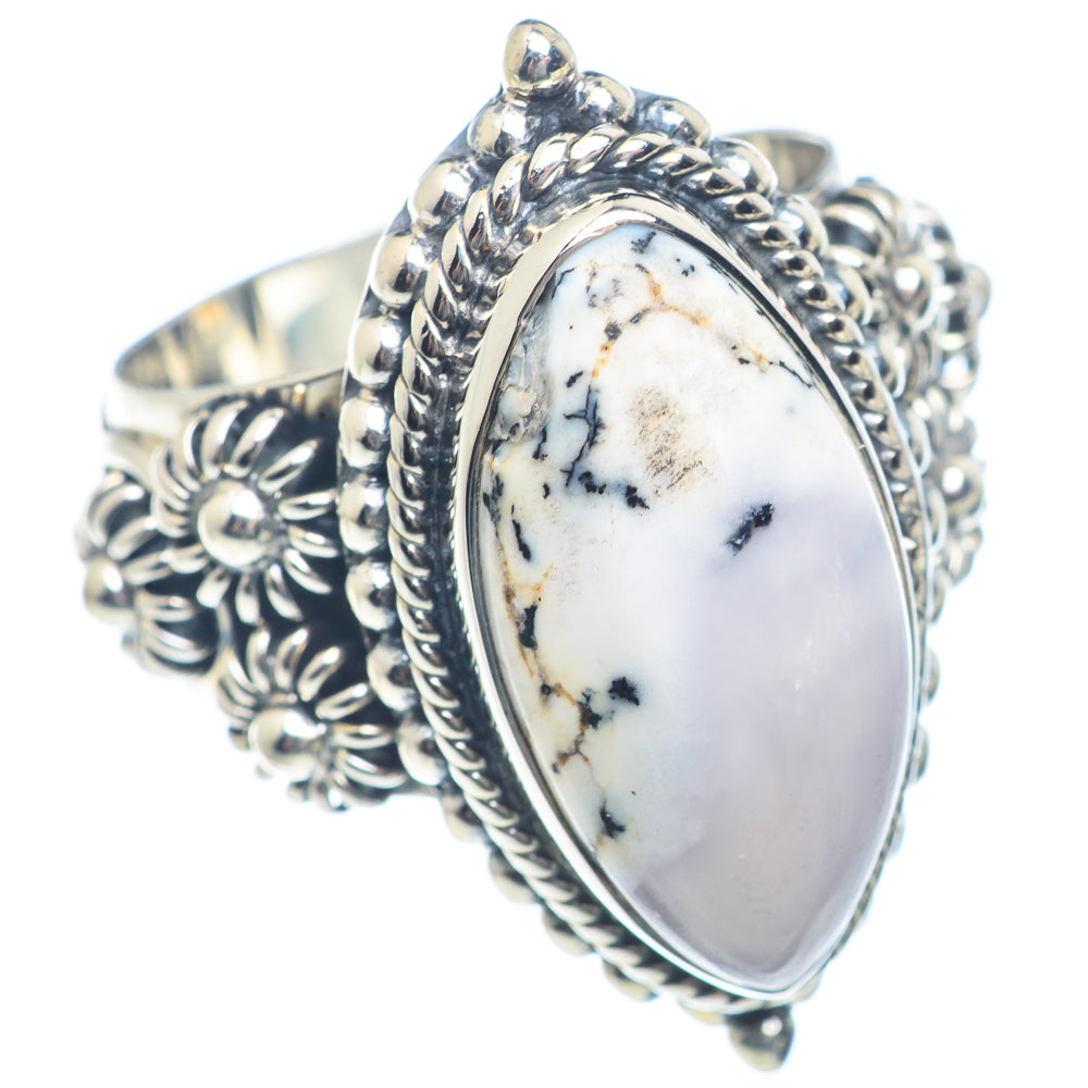 Dendritic Opal Rings handcrafted by Ana Silver Co - RING72116