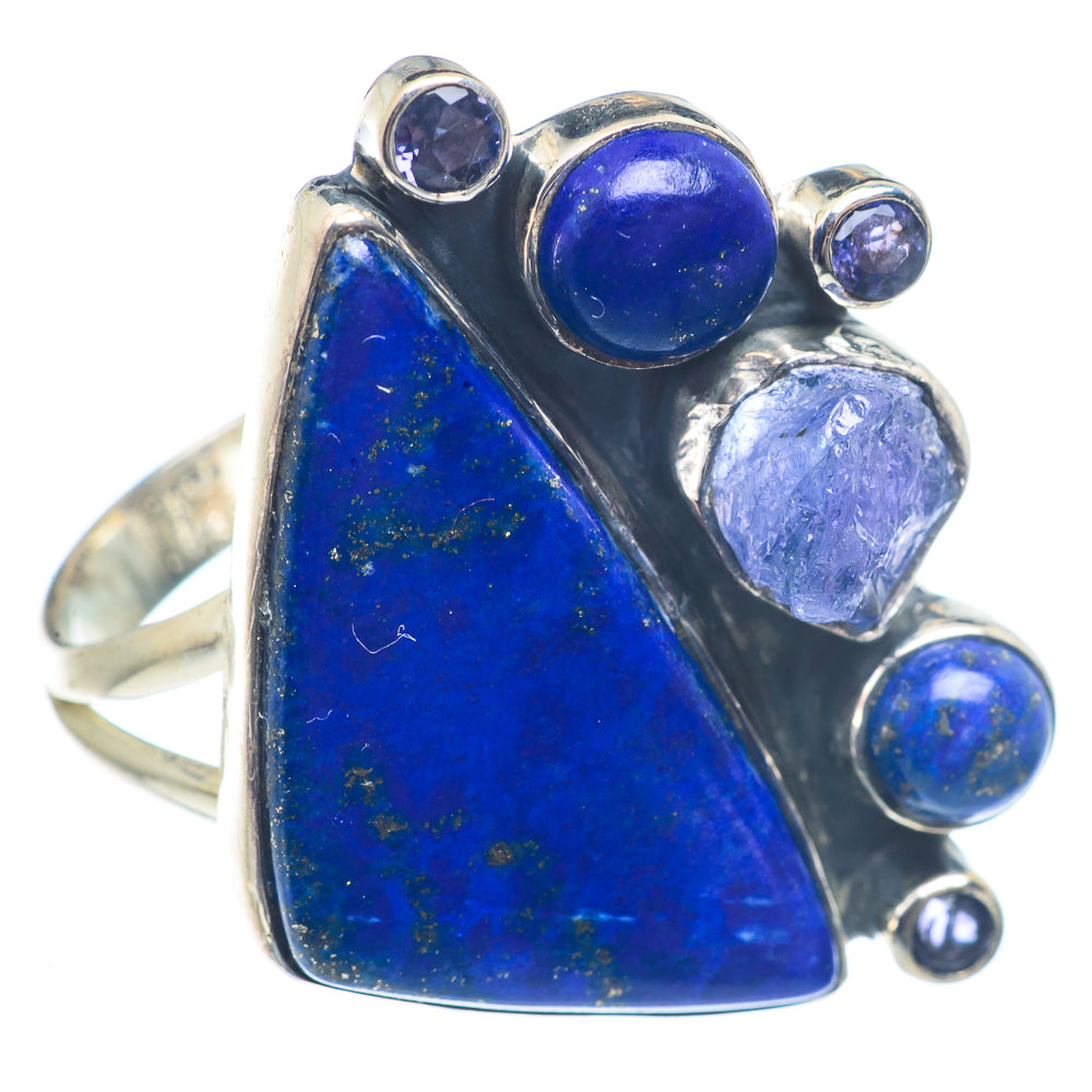 Lapis Lazuli Rings handcrafted by Ana Silver Co - RING72126