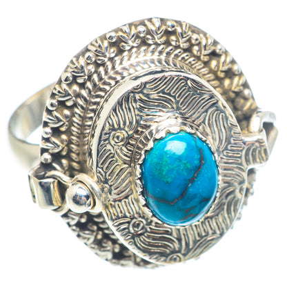Tibetan Turquoise Rings handcrafted by Ana Silver Co - RING72127
