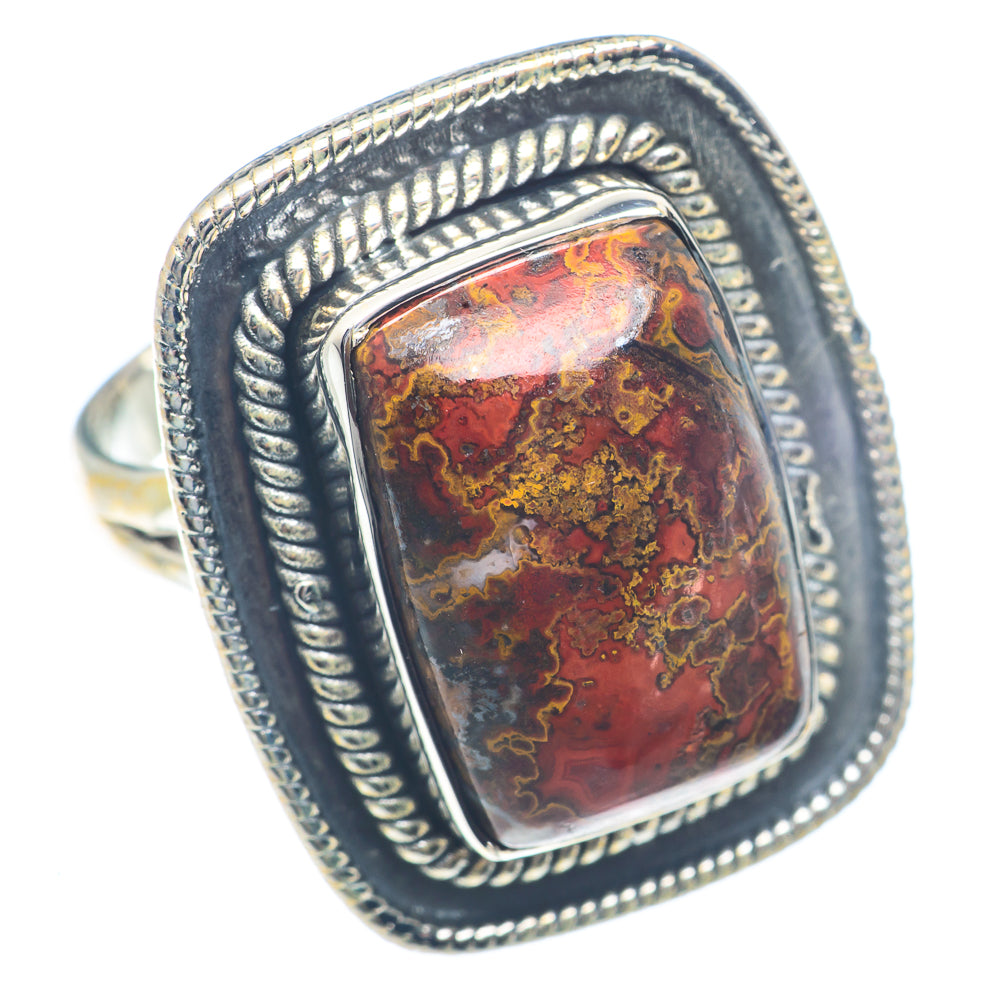 Mahogany Obsidian Rings handcrafted by Ana Silver Co - RING72132