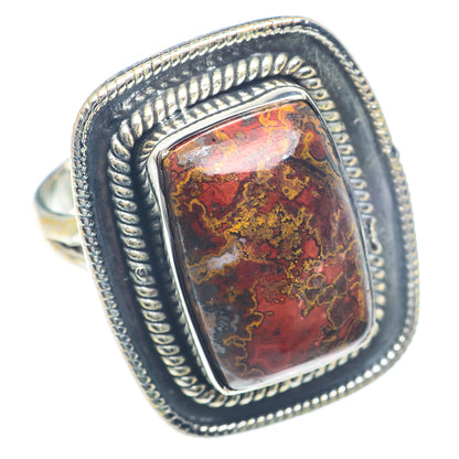 Mahogany Obsidian Rings handcrafted by Ana Silver Co - RING72132