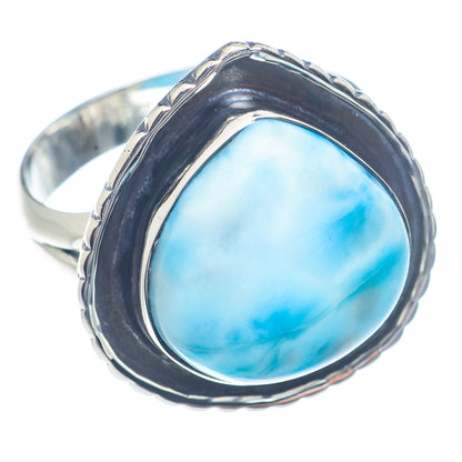 Larimar Rings handcrafted by Ana Silver Co - RING72137