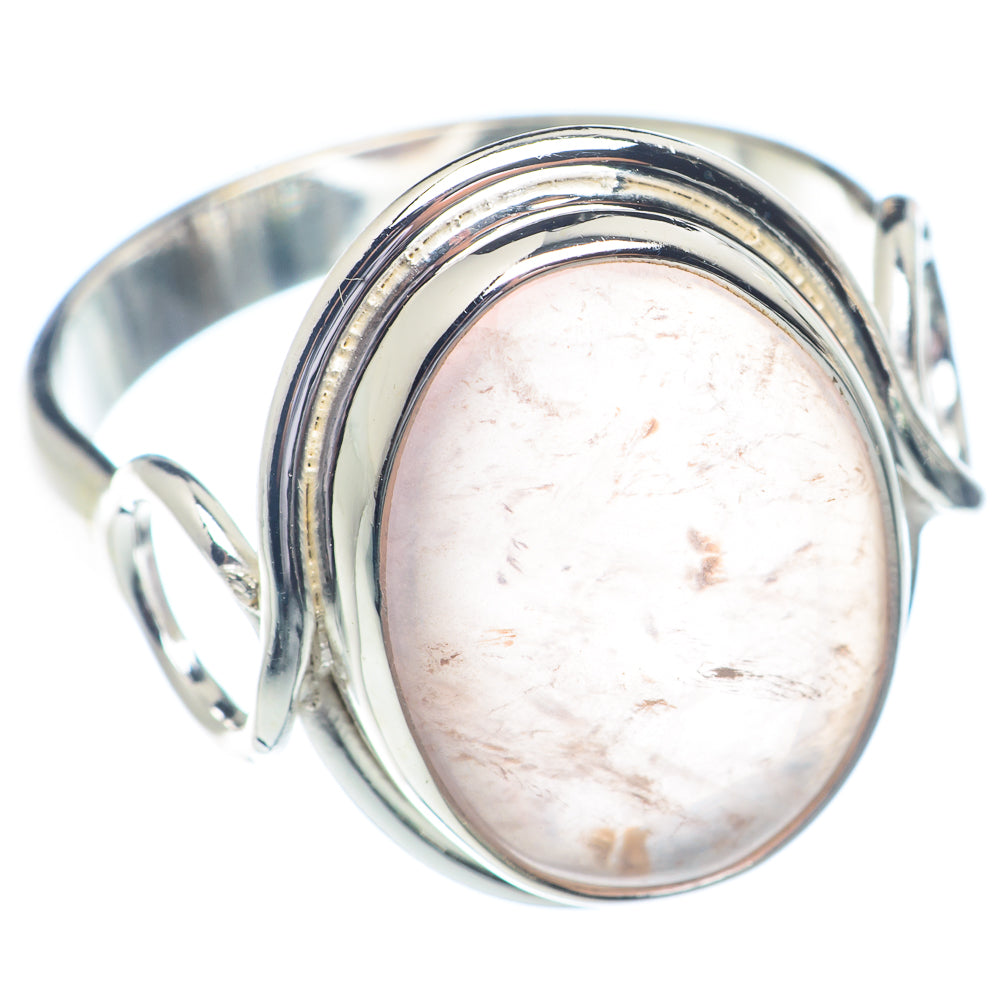 Rose Quartz Rings handcrafted by Ana Silver Co - RING72156