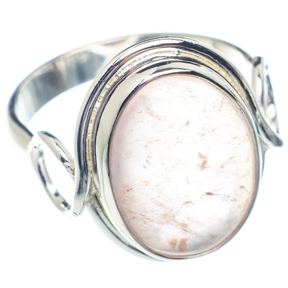 Rose Quartz Rings handcrafted by Ana Silver Co - RING72156