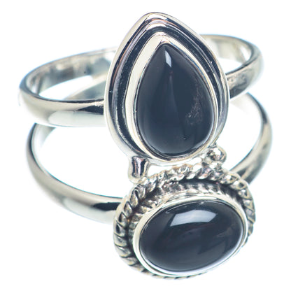 Black Onyx Rings handcrafted by Ana Silver Co - RING72168