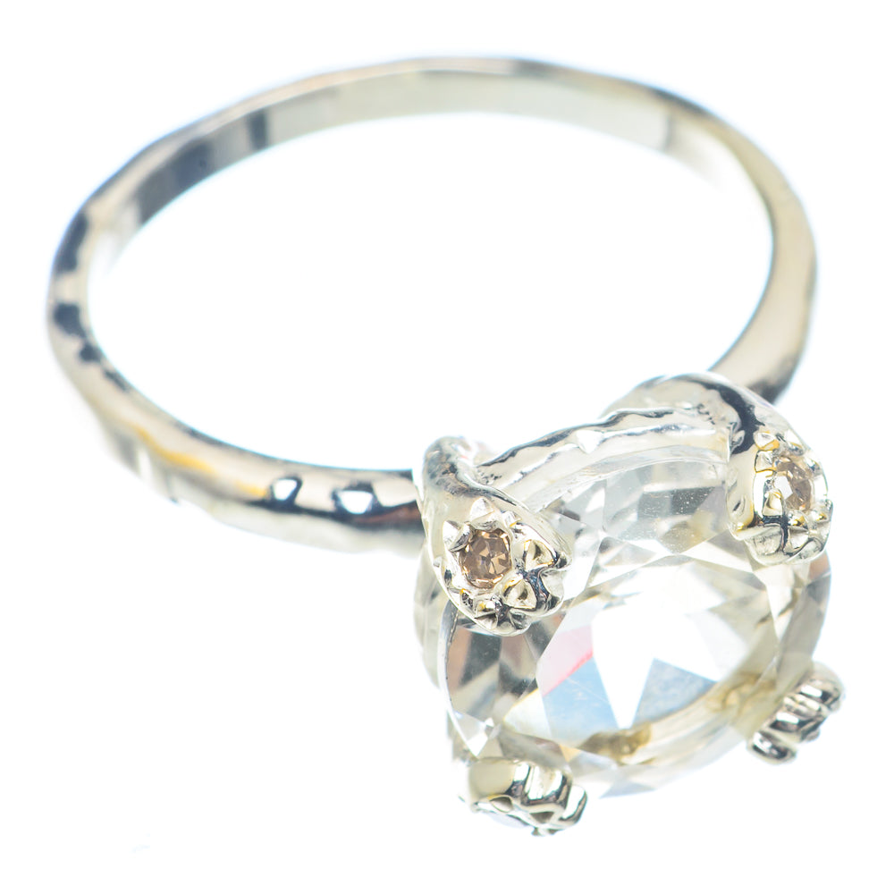 White Quartz Rings handcrafted by Ana Silver Co - RING72170