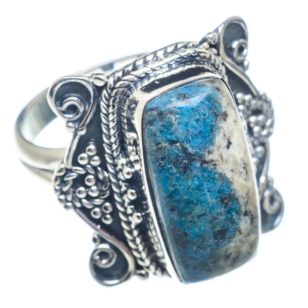 K2 Blue Azurite Rings handcrafted by Ana Silver Co - RING72181