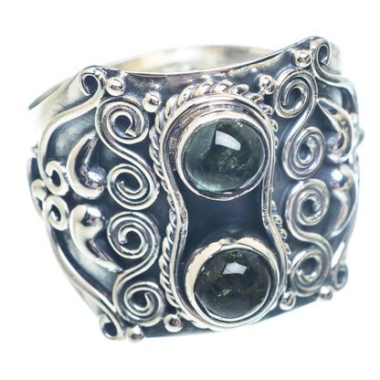 Green Tourmaline Rings handcrafted by Ana Silver Co - RING72188