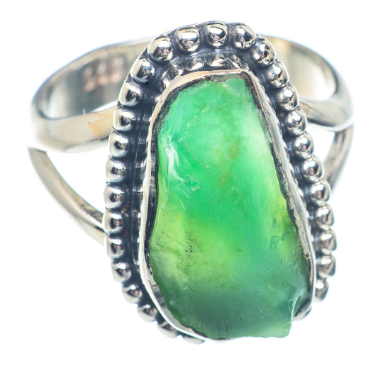 Chrysoprase Rings handcrafted by Ana Silver Co - RING72190