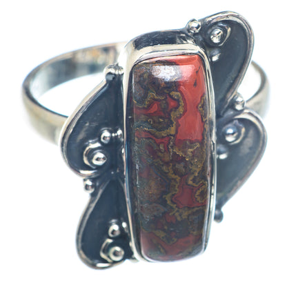 Moroccan Agate Rings handcrafted by Ana Silver Co - RING72192