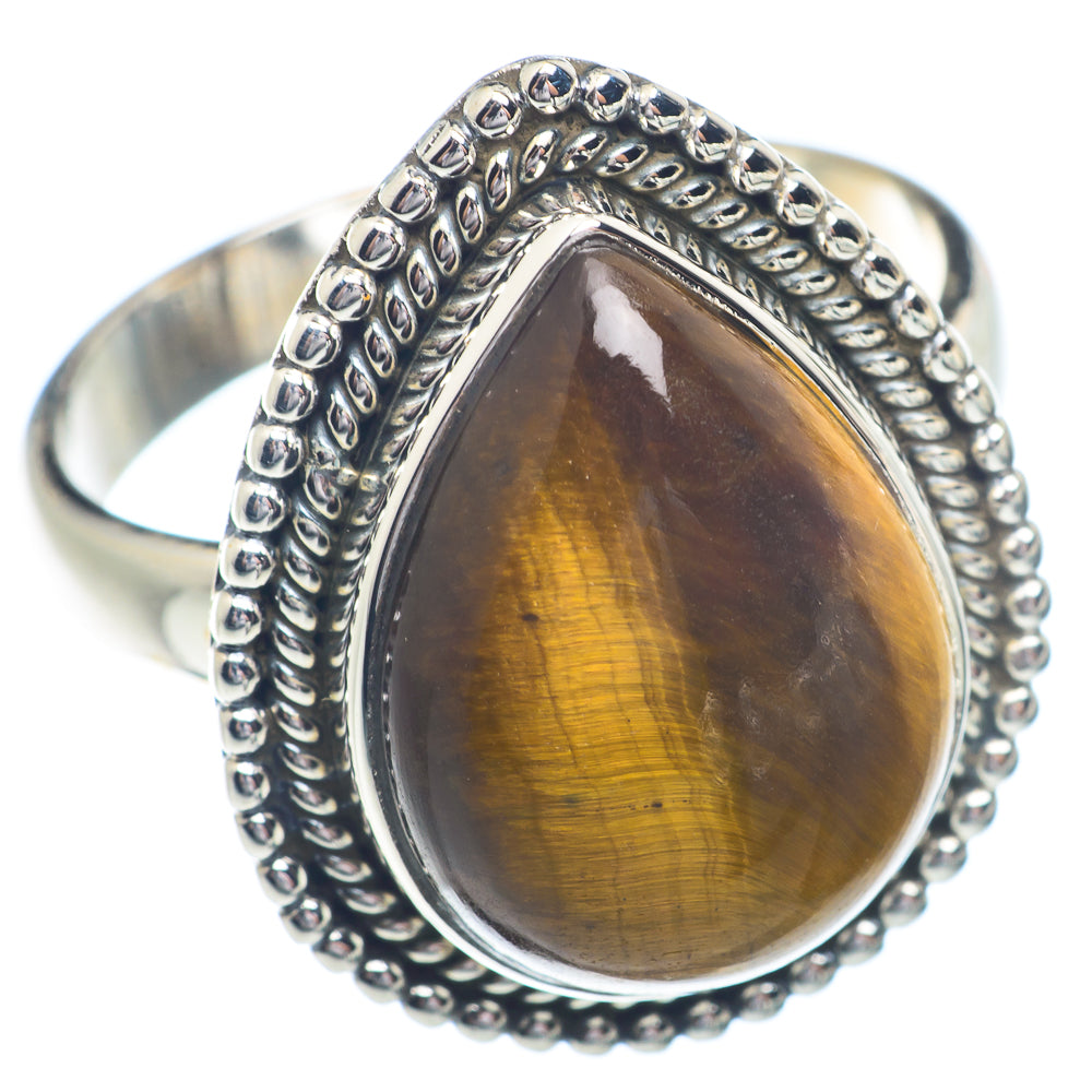 Tiger Eye Rings handcrafted by Ana Silver Co - RING72193