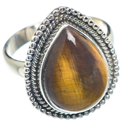 Tiger Eye Rings handcrafted by Ana Silver Co - RING72193
