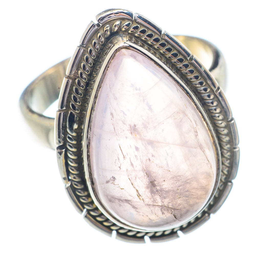 Rose Quartz Rings handcrafted by Ana Silver Co - RING72198