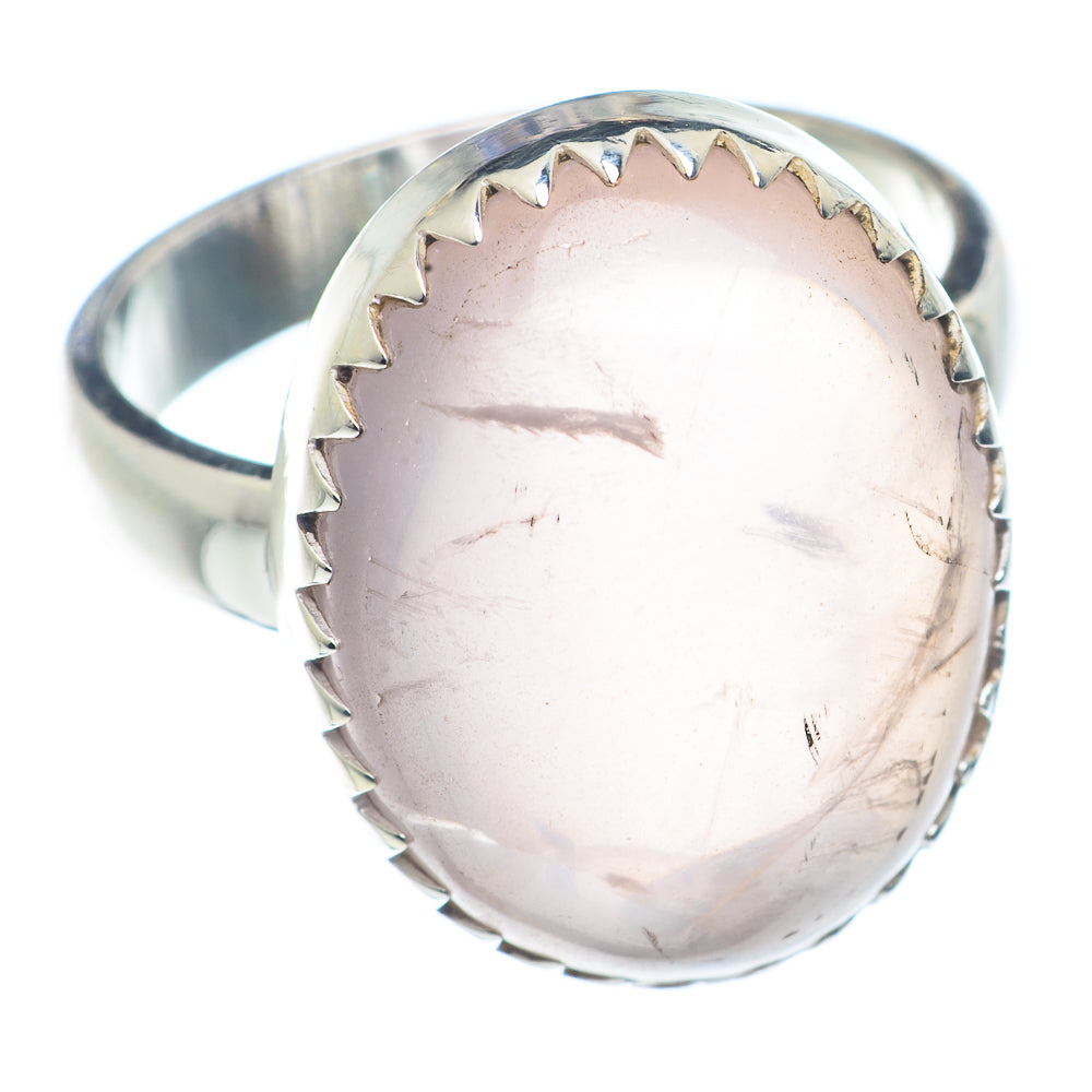 Rose Quartz Rings handcrafted by Ana Silver Co - RING72200
