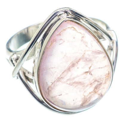 Rose Quartz Rings handcrafted by Ana Silver Co - RING72202