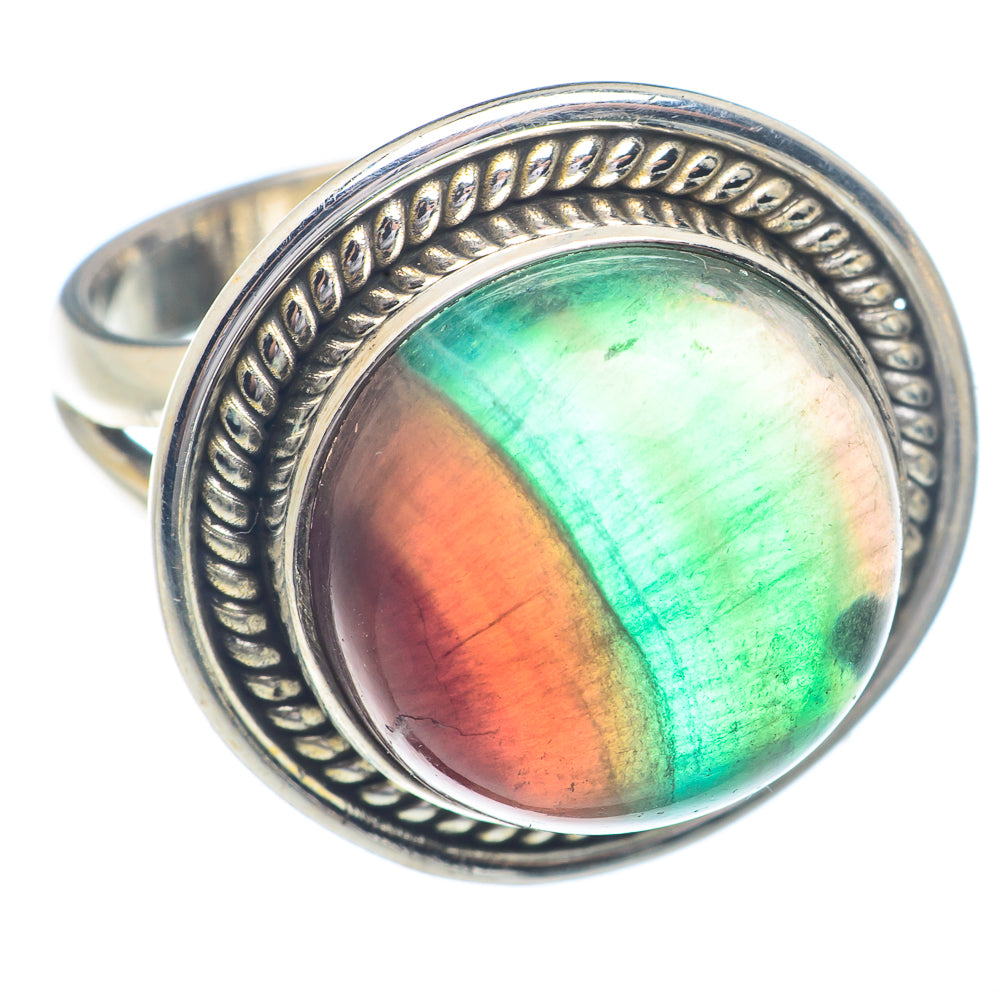 Green Fluorite Rings handcrafted by Ana Silver Co - RING72219