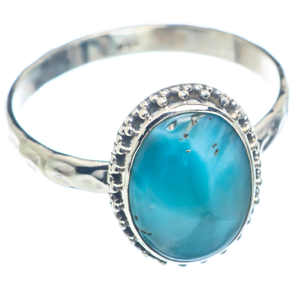 Larimar Rings handcrafted by Ana Silver Co - RING72222