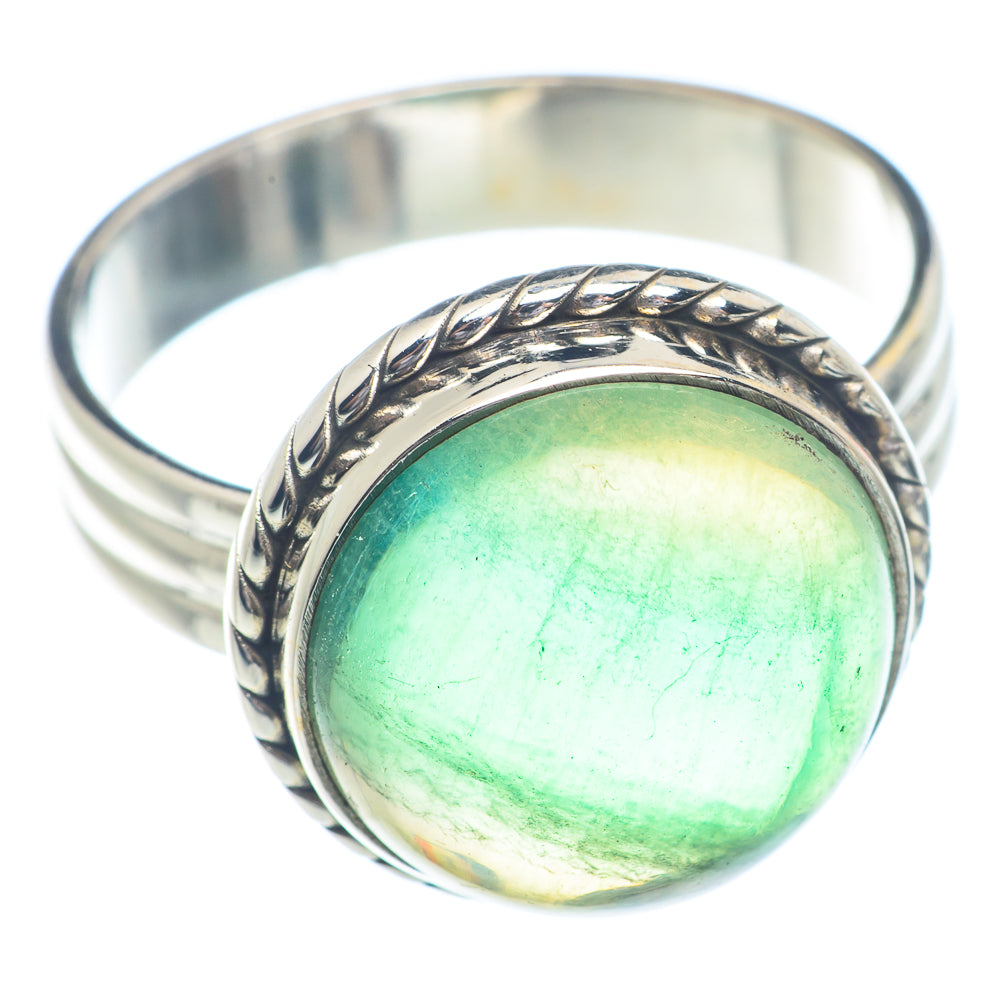Green Fluorite Rings handcrafted by Ana Silver Co - RING72231