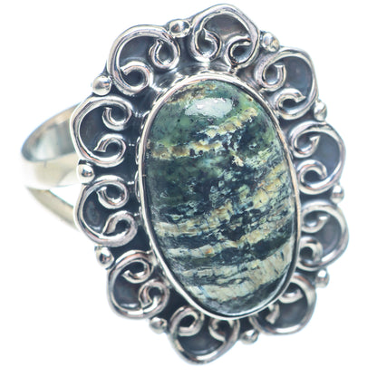 Lizard Jasper Rings handcrafted by Ana Silver Co - RING72232