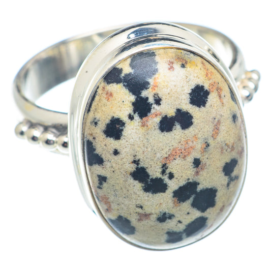 Dalmatian Jasper Rings handcrafted by Ana Silver Co - RING72236