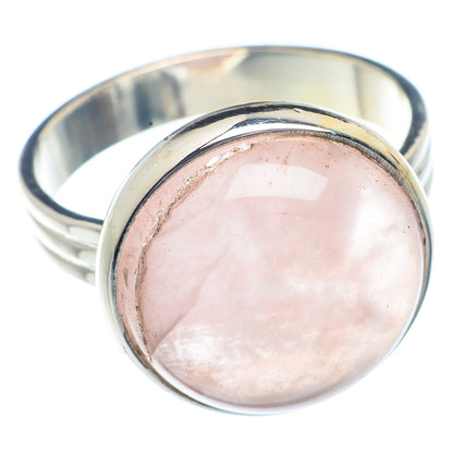 Rose Quartz Rings handcrafted by Ana Silver Co - RING72240