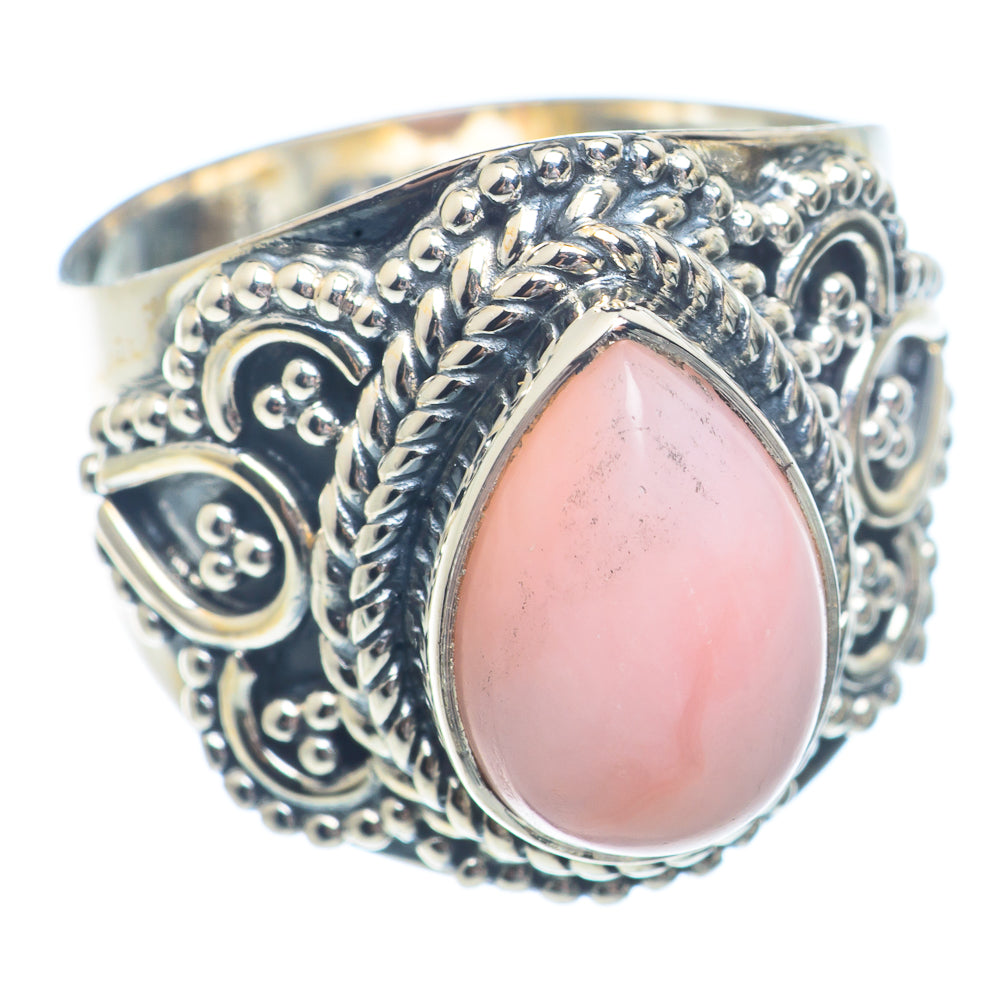 Pink Opal Rings handcrafted by Ana Silver Co - RING72241