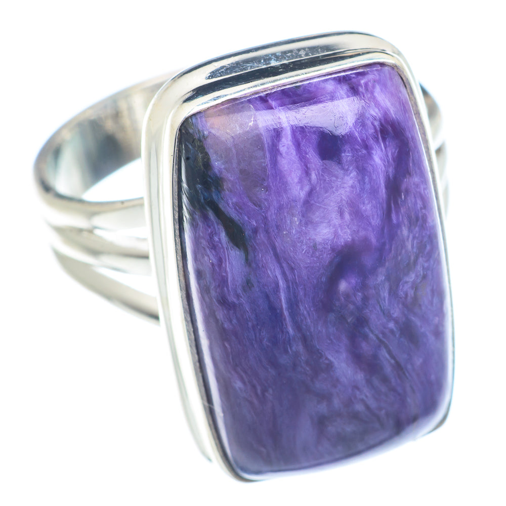 Charoite Rings handcrafted by Ana Silver Co - RING72250