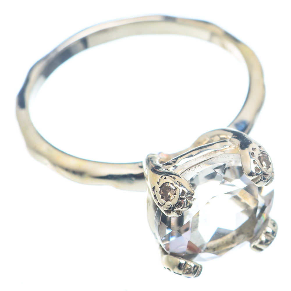 White Quartz Rings handcrafted by Ana Silver Co - RING72259