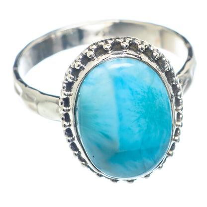 Larimar Rings handcrafted by Ana Silver Co - RING72263