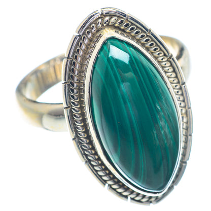 Malachite Rings handcrafted by Ana Silver Co - RING72273