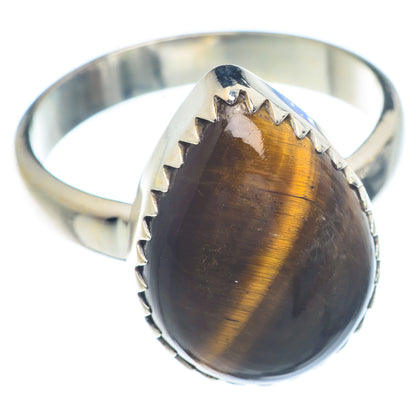 Tiger Eye Rings handcrafted by Ana Silver Co - RING72277