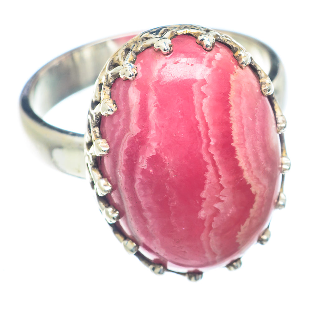 Rhodochrosite Rings handcrafted by Ana Silver Co - RING72283