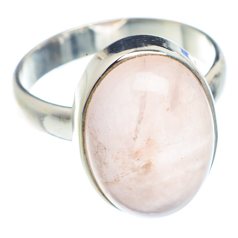 Rose Quartz Rings handcrafted by Ana Silver Co - RING72284