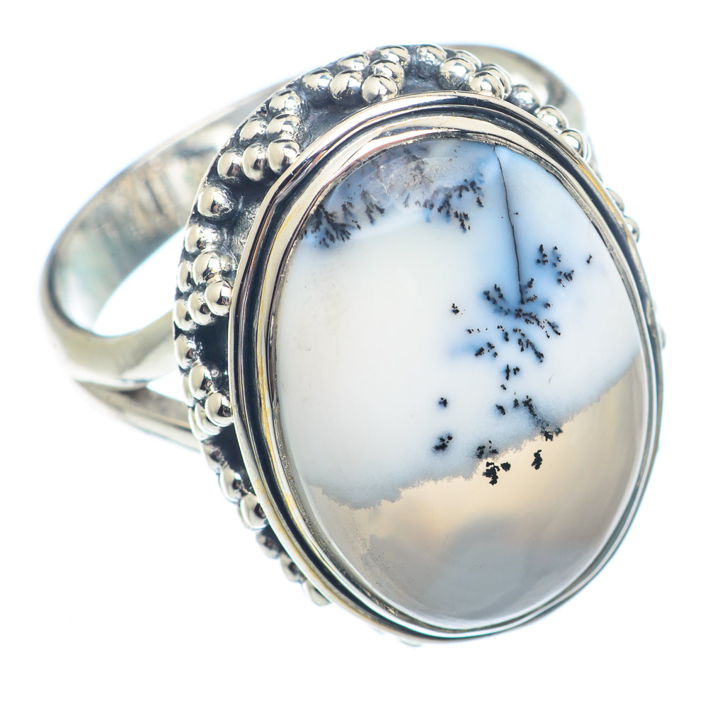 Dendritic Opal Rings handcrafted by Ana Silver Co - RING72300