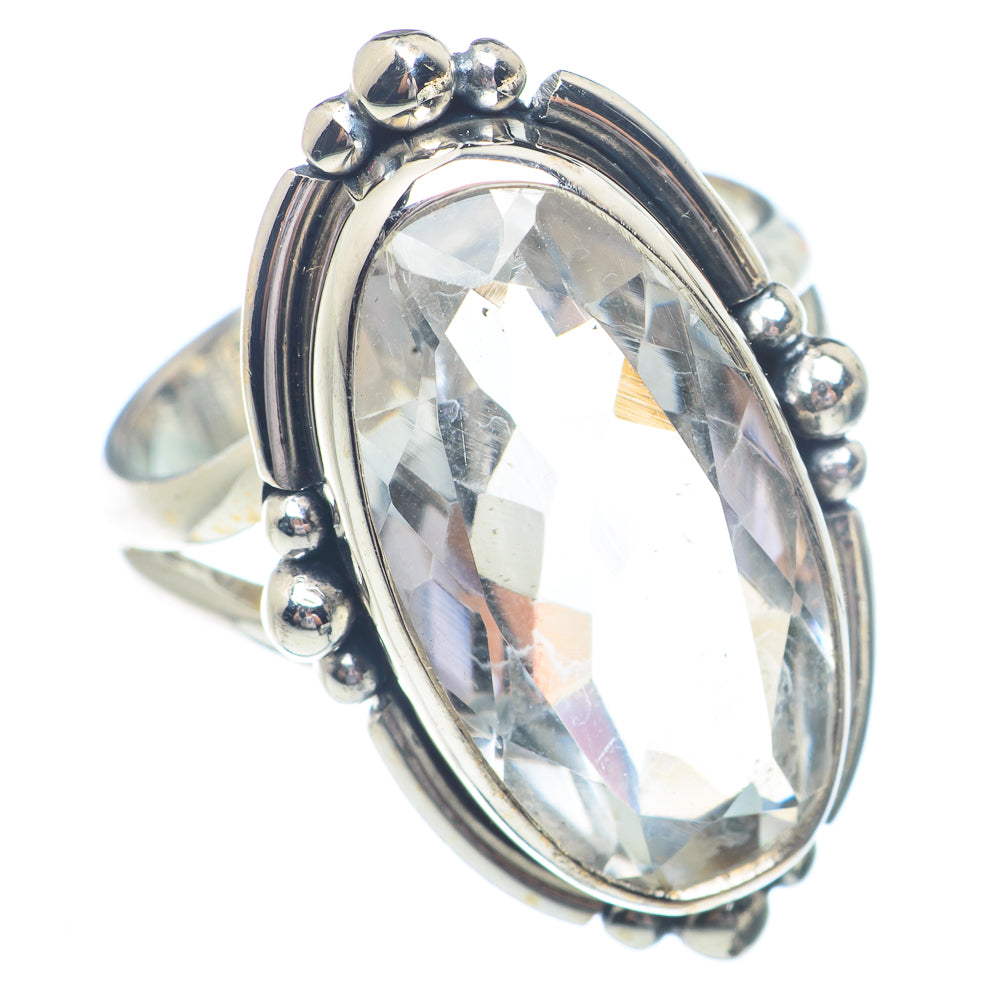 White Quartz Rings handcrafted by Ana Silver Co - RING72301