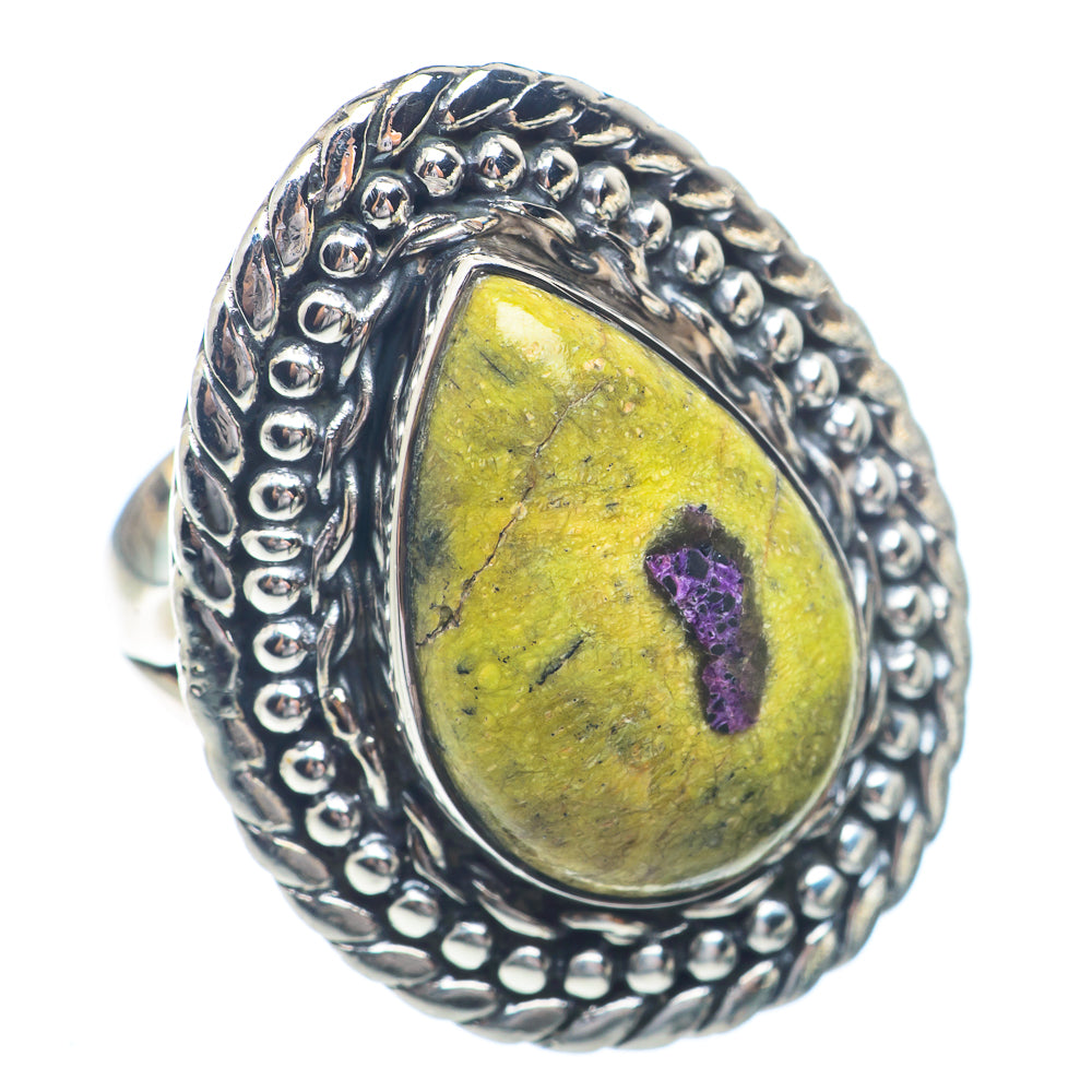 Atlantisite Rings handcrafted by Ana Silver Co - RING72303 - Photo 2