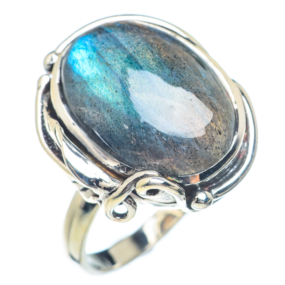 Labradorite Rings handcrafted by Ana Silver Co - RING72304
