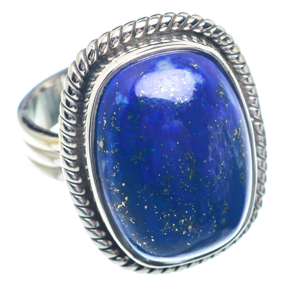 Lapis Lazuli Rings handcrafted by Ana Silver Co - RING72309