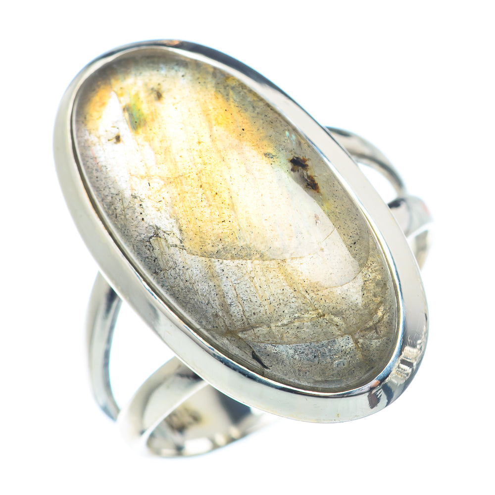 Labradorite Rings handcrafted by Ana Silver Co - RING72315