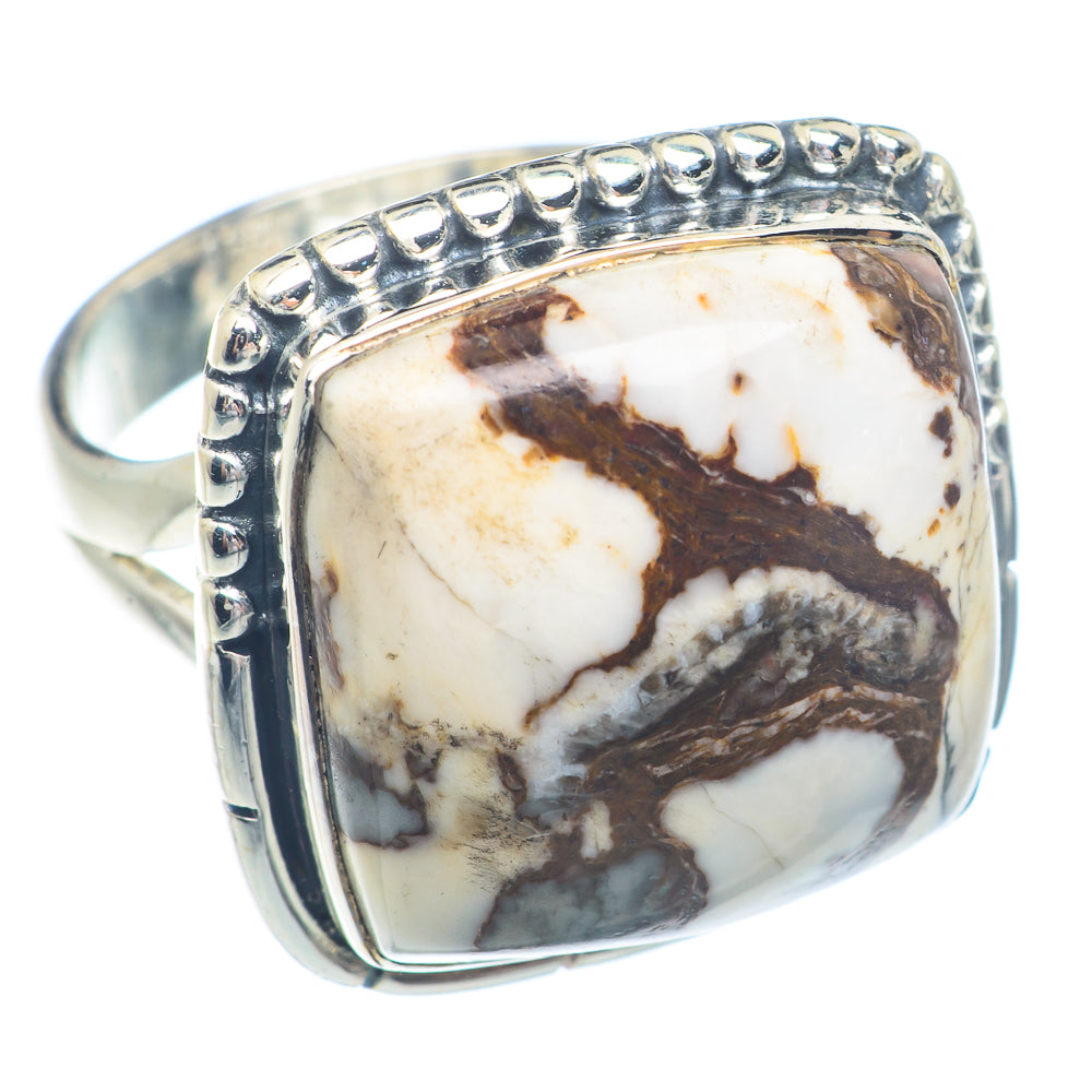 Peanut Wood Jasper Rings handcrafted by Ana Silver Co - RING72316